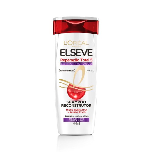 Shampoo Elseve Reparação Total 5 Extra Profundo 400ml