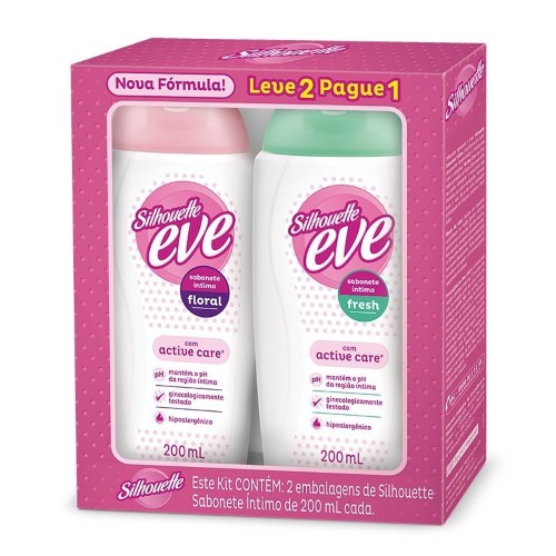 Sabonete Líquido Intimo Eve Fresh Leve 2 Pague1 200ml