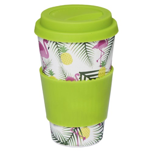 Copo Eco Océane - Bamboo Cup Flamingos