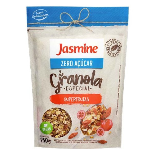 Granola Jasmine Superfrutas Zero Açúcar 250G