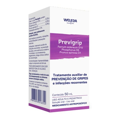 Previgrip Weleda com 50ml