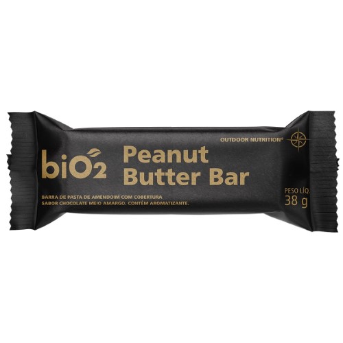 Barra de Pasta de Amendoim biO2 Peanut Butter Chocolate Meio Amargo 38g