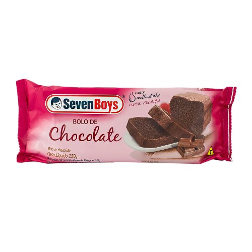 Bolo Seven Boys Chocolate com 250g