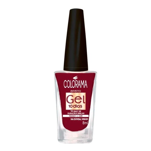 Esmalte Colorama Gel Na duvida, Vinho!