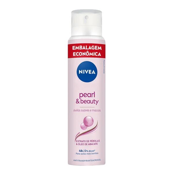 Desodorante Aerossol Nivea Pearl Beauty 200ml Embalagem Econômica