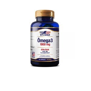 Ômega 3 Fish Oil 1000mg Vitgold 100 Cápsulas