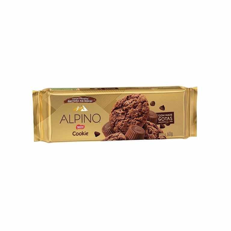 Cookies Alpino Gotas De Chococolate 60g