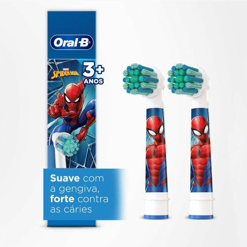 Refil Para Escova Elétrica Oral-B Spider-Man 2 Unidades