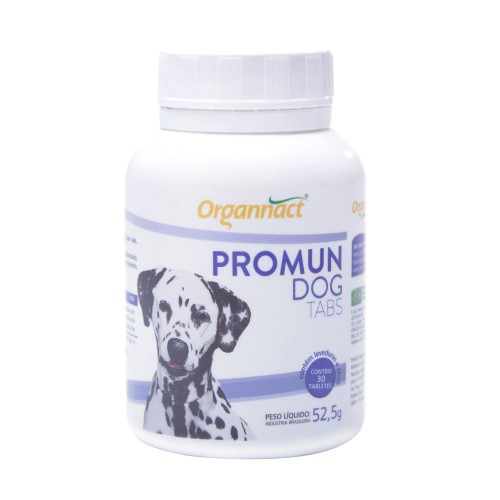 Promun Dog Tabs 52,5g Com 30 Tabletes Suplemento Vitamínico Para Cães Organnact