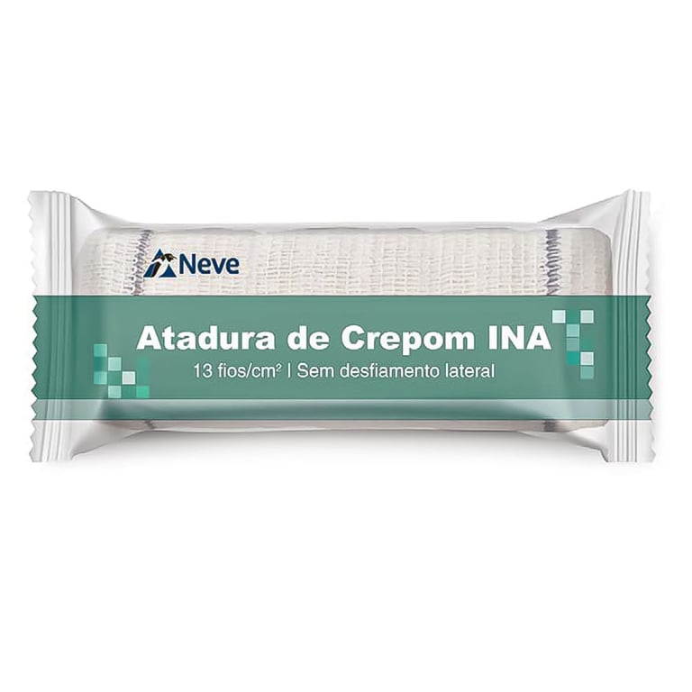 Atadura De Crepom Ina Neve - 13 Fios - 20Cm X 1,8M