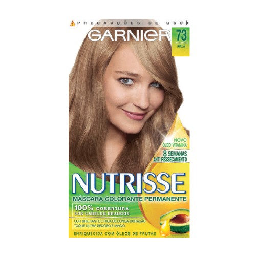 Tintura Garnier Nutrisse 73 Avelã Louro Natural