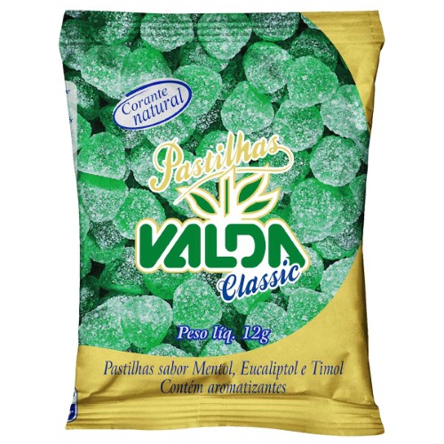 Pastilha Valda Classic Sachê 12g