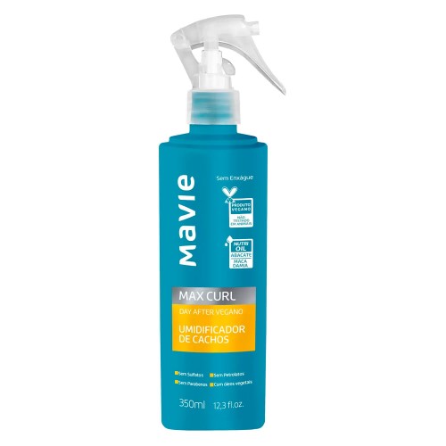 Umidificador De Cachos Mavie Vegano Max Curl 350ml