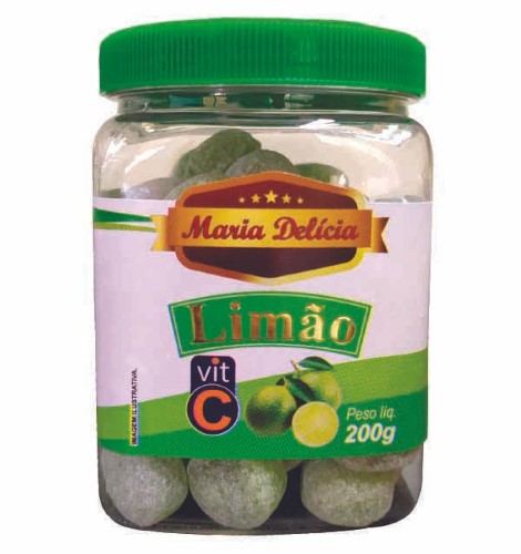 Bala Maria Delícia Vitamina C Limão 200G