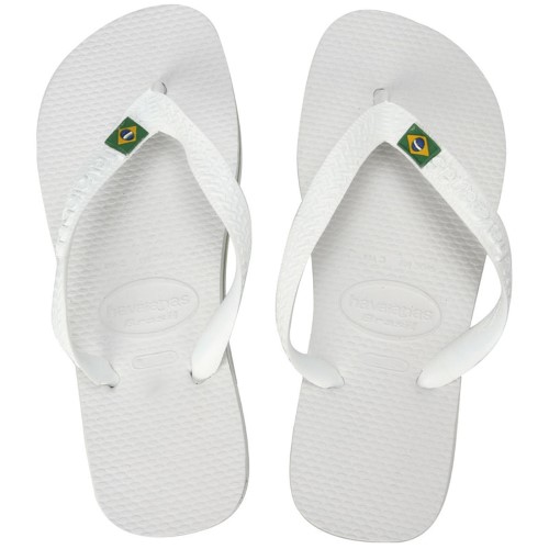 Sandália Havaianas Brasil Branco Tamanho 41/42 1 Par