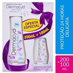 Sabonete Líquido Íntimo Dermacyd Delicata 200ml + 1,99 Leve 100ml