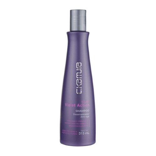 Shampoo C.Kamura Silver Violet Action Desamarelador com 315ml