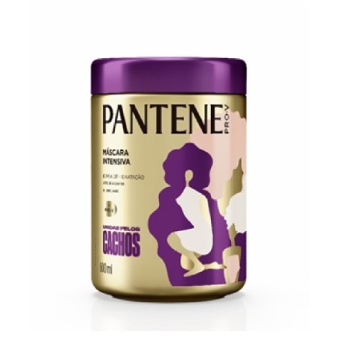 Máscara Intensiva Pantene Unidas Pelos Cachos 600ml