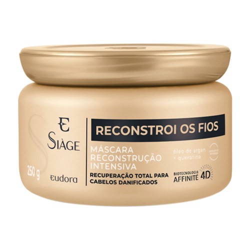 Máscara Capilar Eudora Siàge Reconstrói os Fios 250g