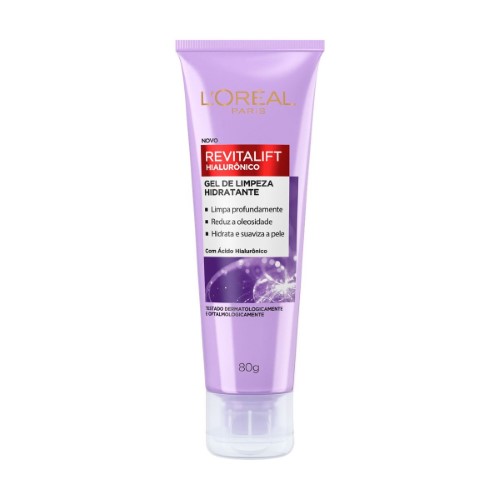 Gel De Limpeza Hidratante Loréal Paris Revitalift Hialurônico 80g