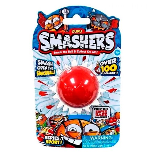 Brinquedo Smashers Surpresa Colecionáveis Vermelho 1 Unidade