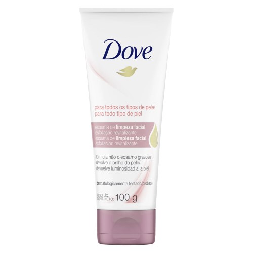 Espuma de Limpeza Facial Dove Esfoliação Revitalizante com 100g