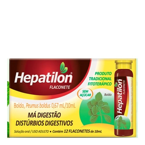 Hepatilon 12 Flaconetes De 10ml