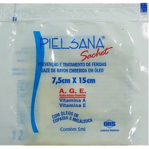 Pielsana Gaze De Rayon Com Óleo Age - Sachê - 7.5X15Cm