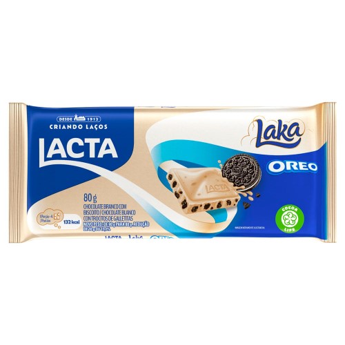 Chocolate Lacta Laka Oreo 80g