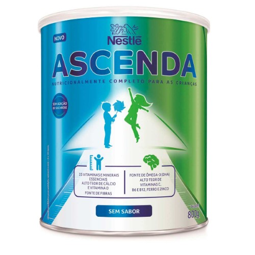 Suplemento Alimentar Ascenda Sem Sabor 800g