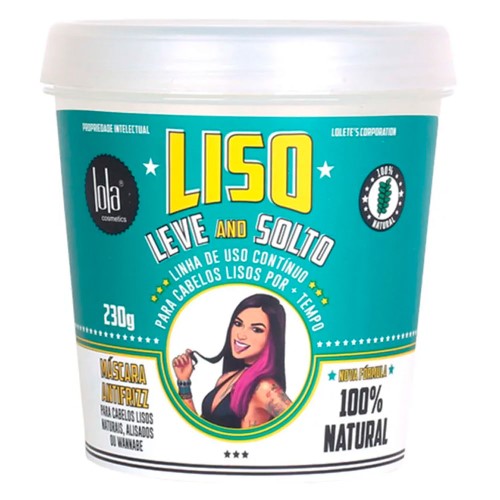 Máscara Capilar Antifrizz Lola Liso, Leve And Solto 230g