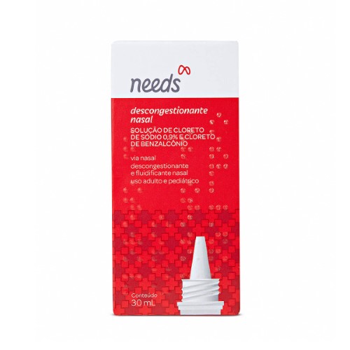 Descongestionante Nasal Needs 0,9% Gotas 30ml