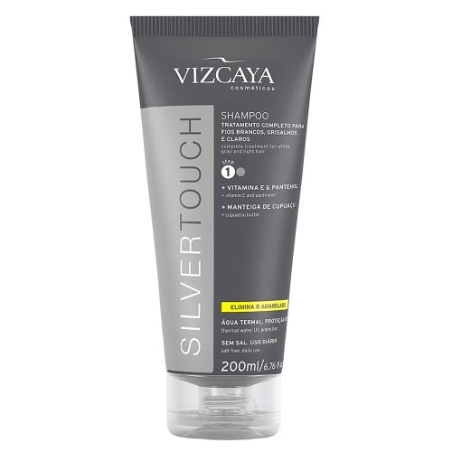 Shampoo Vizcaya Silver Touch Cabelos Grisalhos 200ml