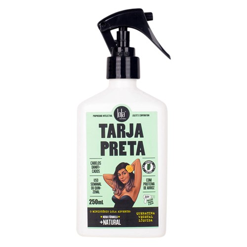 Banho de Queratina Vegetal Lola Loira Tarja Preta 250ml