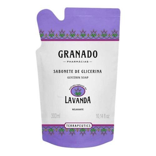 Sabonete De Glicerina Granado Terrapeutics Lavanda Refil 300ml