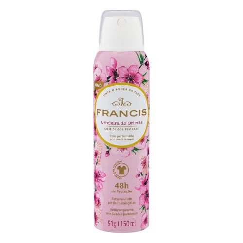 Desodorante Aerosol Francis Clássica Rosa 150ml