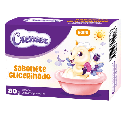 Sabonete em Barra Cremer Glicerinado 80g