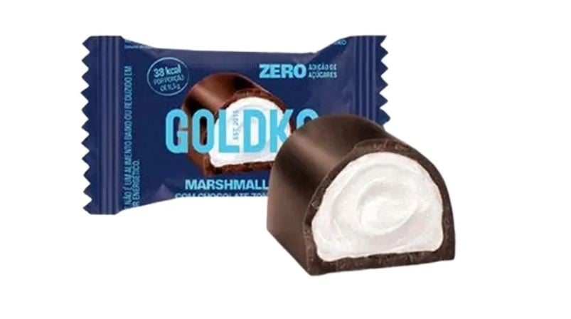 Bombom GoldKo Marshmallow 70% Cacau 5G