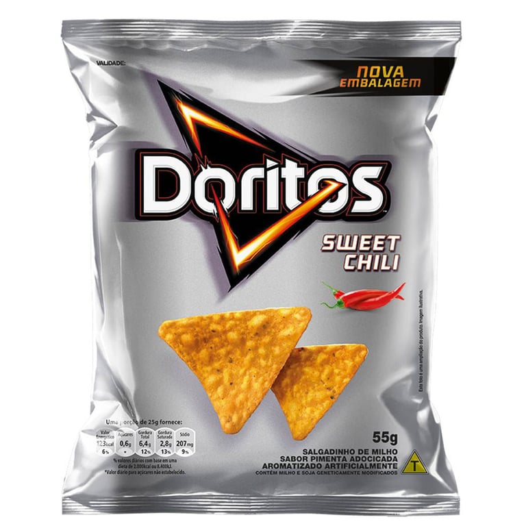 Doritos Elma Chips Sabor Sweet Chili com 55g