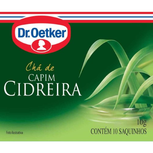 Chá de Capim Cidreira Dr. Oetker 10 Sachês