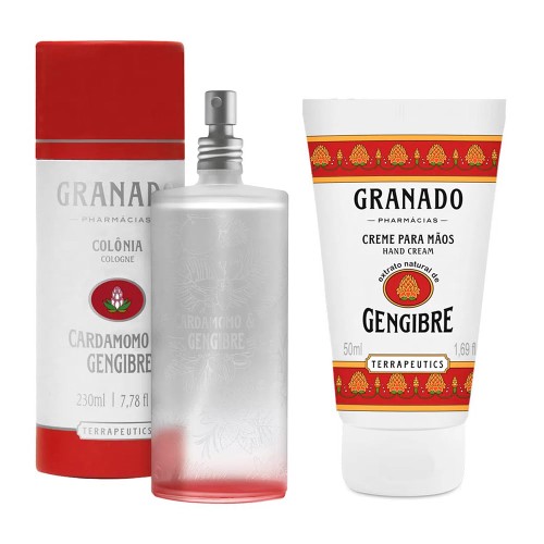 Granado Cardamomo e Gengibre Kit - Colônia + Creme de Mãos