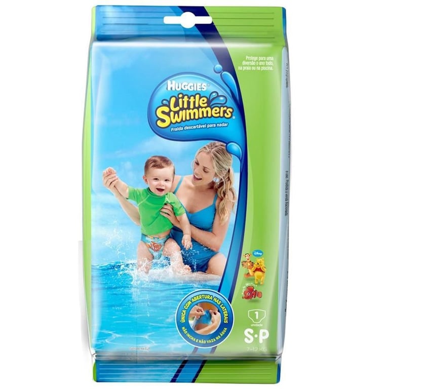 Fralda Huggies Little Swimmers Tamanho P Pacote Com 1 Fralda Descartável