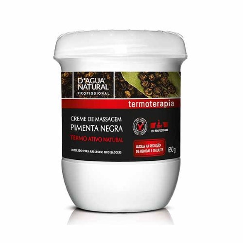 Creme Para Massagem Pimenta D´Água Natural 650G