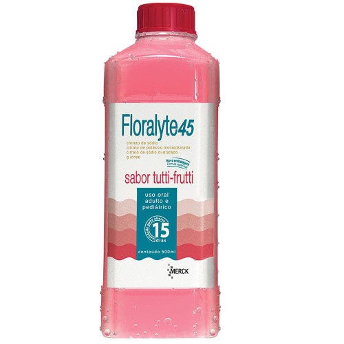 Floralyte 45 Sabor Tuti-Frutti Solução 500ml