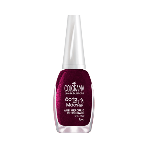 Esmalte Colorama Sorte Nas Mãos Anti Mercúrio Retrógrado Cremoso 8ml