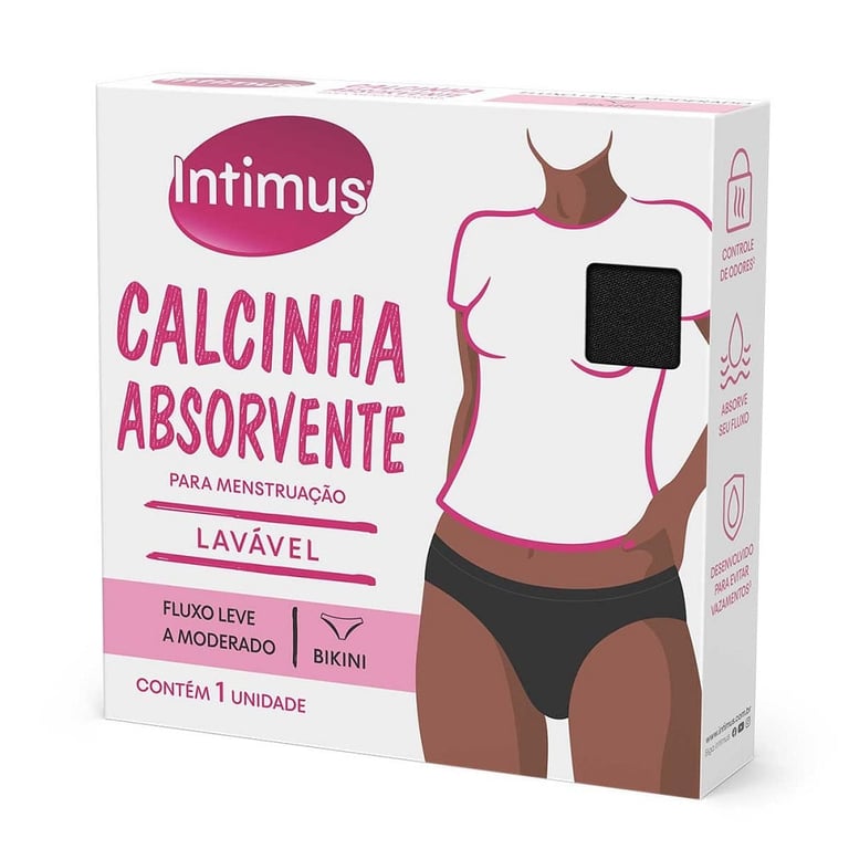 Calcinha Absorvente Intimus Bikini M - 1 Unidade