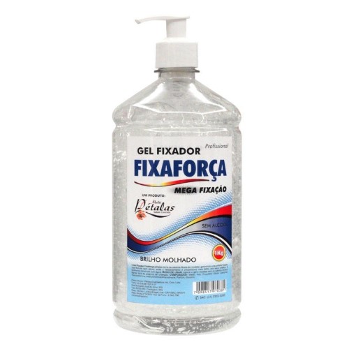 Gel Capilar FixaForça Pétalas Incolor 1kg