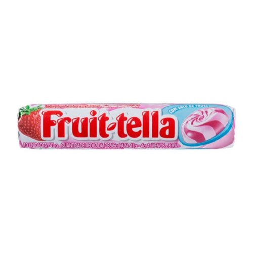 Bala Fruittella Mastigável Morango 10Un 40G - Fruitella