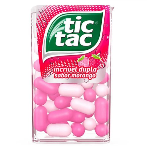 Tic Tac Morango Doce e Azedo 16g