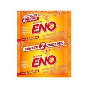 Sal De Fruta Eno Laranja 2 Envelopes